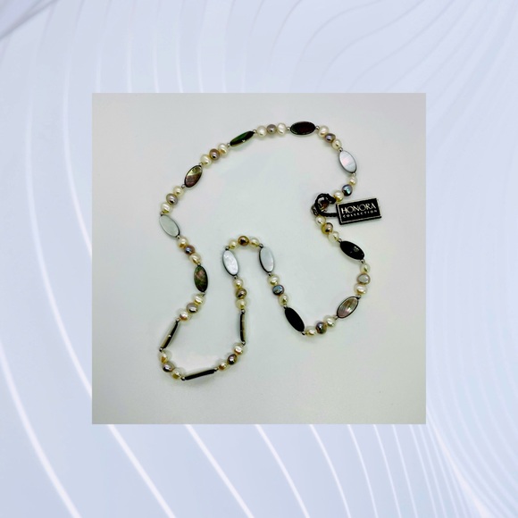 24”L Honora Baroque Freshwater Pearl Necklace - Picture 6 of 6